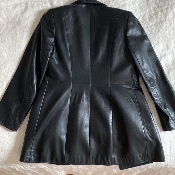 Vintage leather jacket. Double lined. Removable vest inside. - Picture 6 of 6